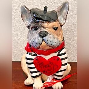 Blue Sky Clayworks "FREE FRENCH KISSES" French Bulldog Figurine,Heather Goldminc